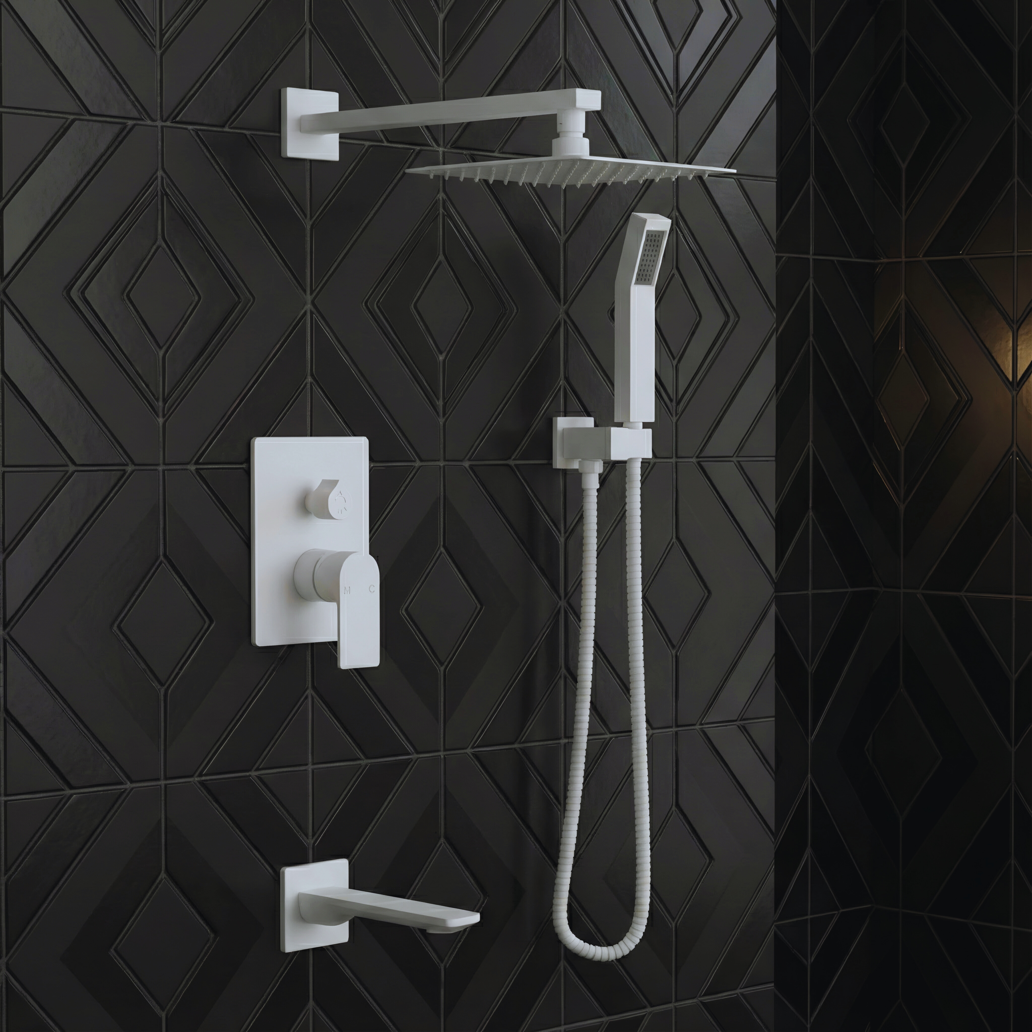 Fontana HydroCresta Architectural Oil Rub Bronze shower system reference for luxury shower commissioning