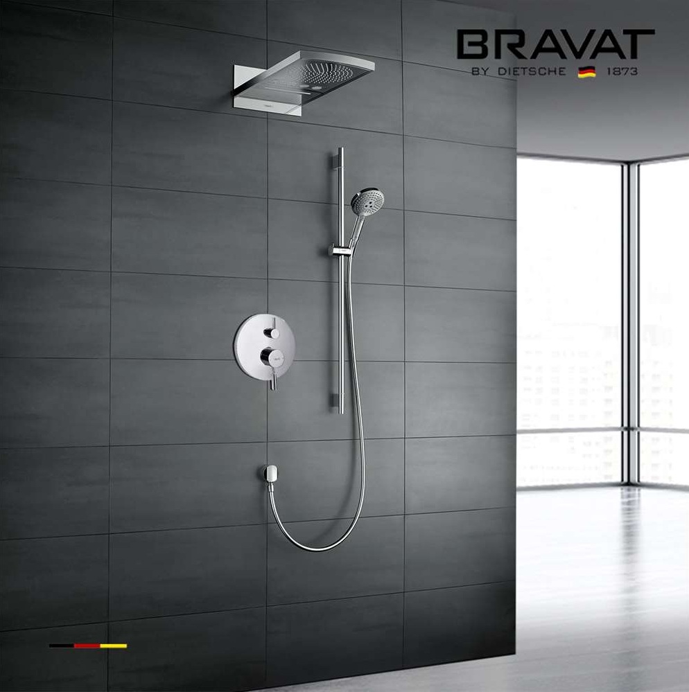 Oil-Rubbed Bronze Bravat Shower Set